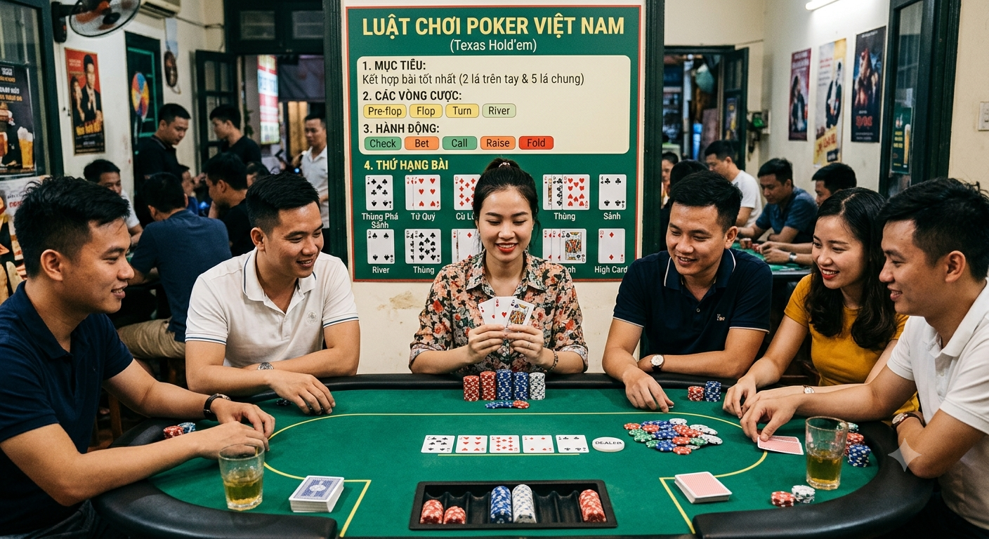 luật chơi poker việt nam