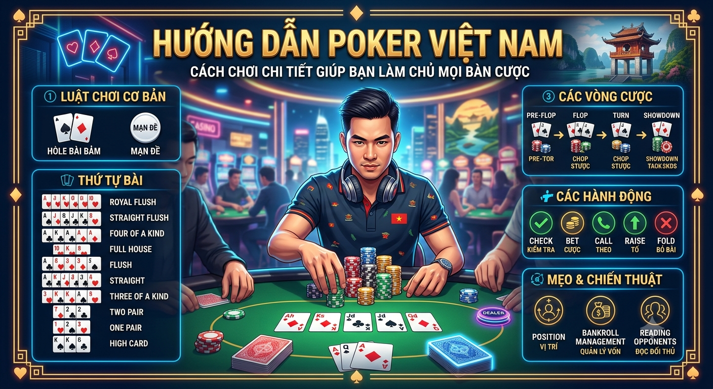 poker việt nam cách chơi